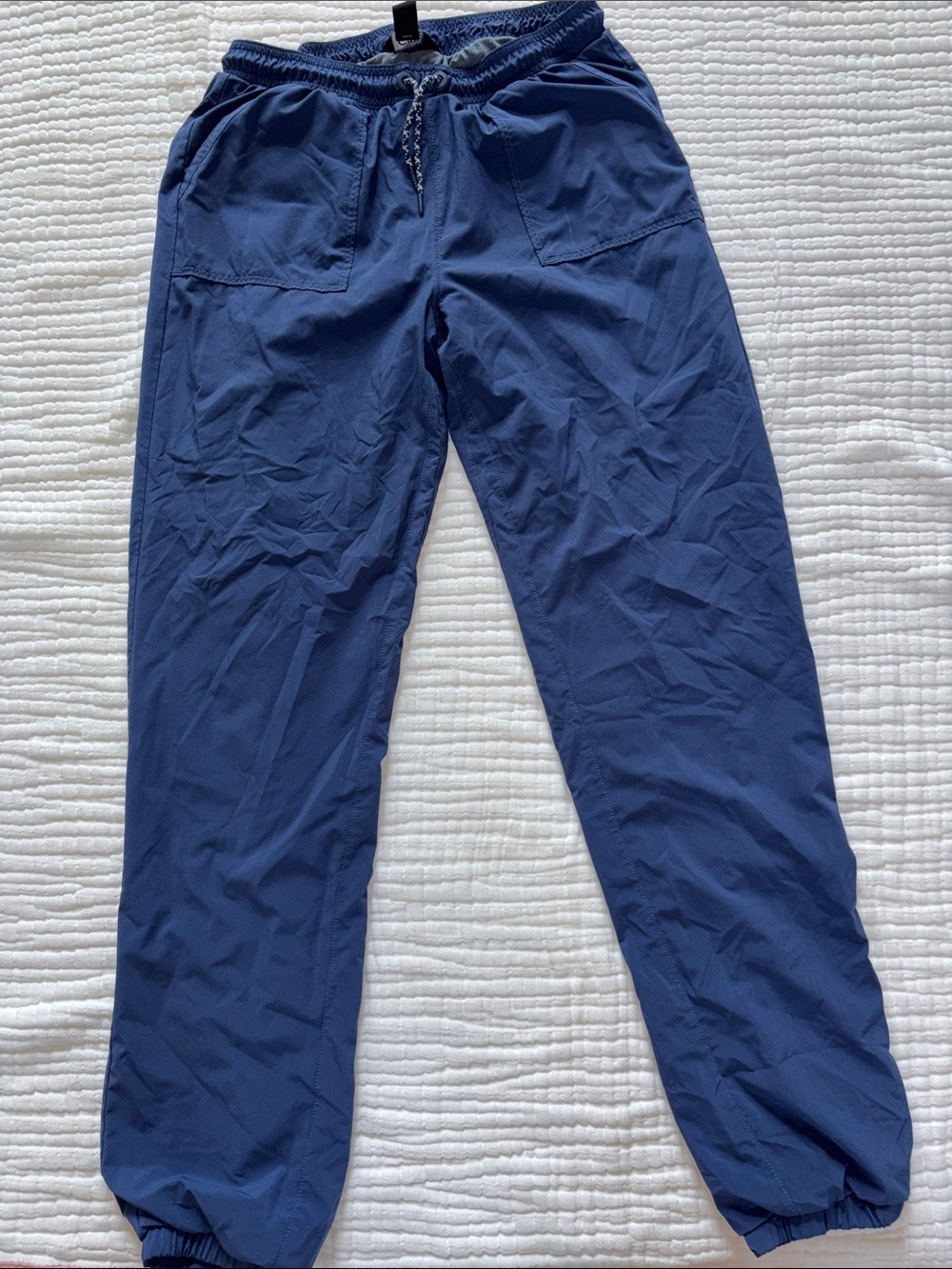Athleta Girl Joggers soft fully Lined size  XXL (16) Navy Blue